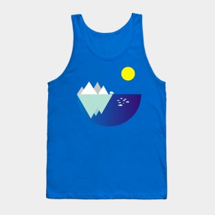 Iceberg, minimalist nature Tank Top